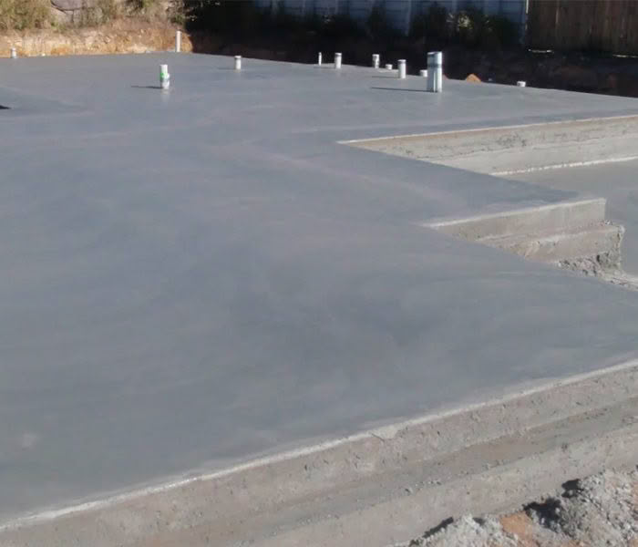 example of smooth trowel concrete finishing